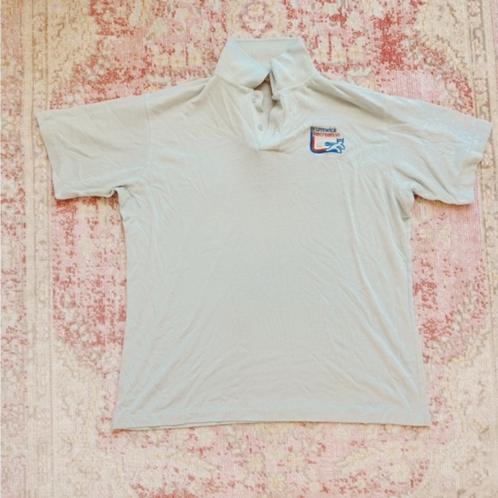 King Louie, Men’s Vintage Brunswick Light Blue Polo Shirt